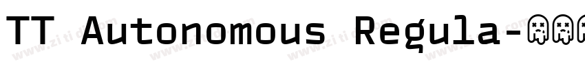 TT Autonomous Regula字体转换